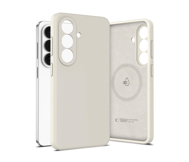 Tech-Protect Silicone Magsafe Galaxy S26 Cosmic Latte - 1500281 - zdjęcie 2